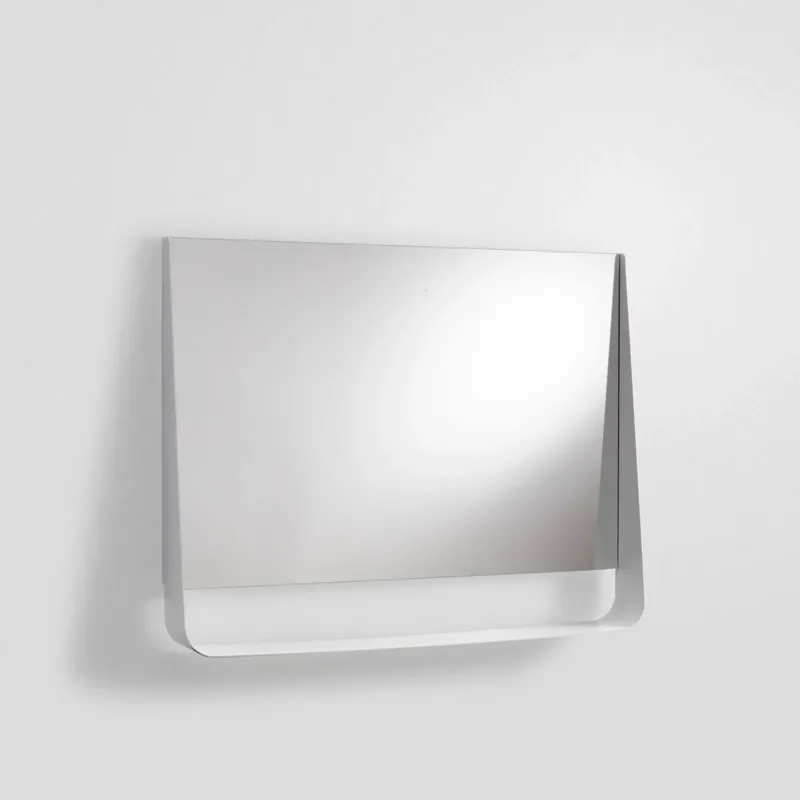 Specchio con mensola e led WING90
