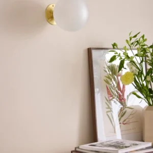 Wandapplikation Doria aus Glas und Metall