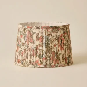 Lampenschirm mit Plissees – kleines Modell mit Persia-Print