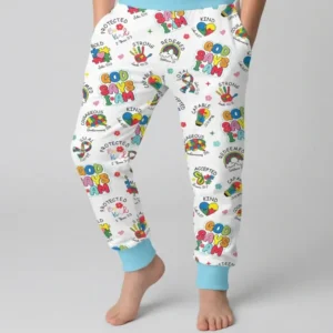 God Says I Am Autism Awareness Bamboo Jogger
