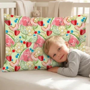 Sweet Summer Fruits Family Matching Bamboo Pillow Case