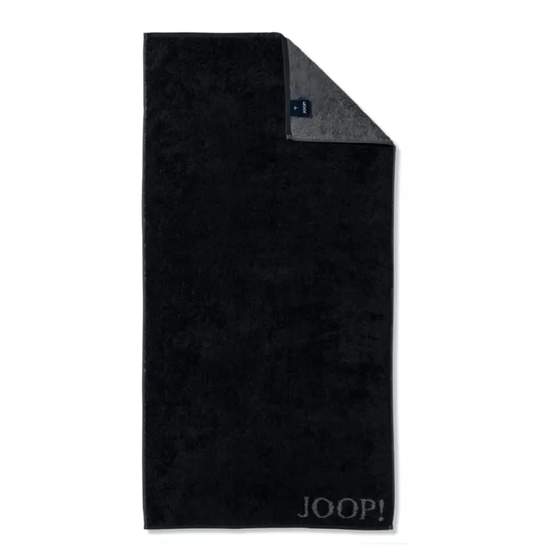 Handtuch-Serie Classic Schwarz Anthrazit