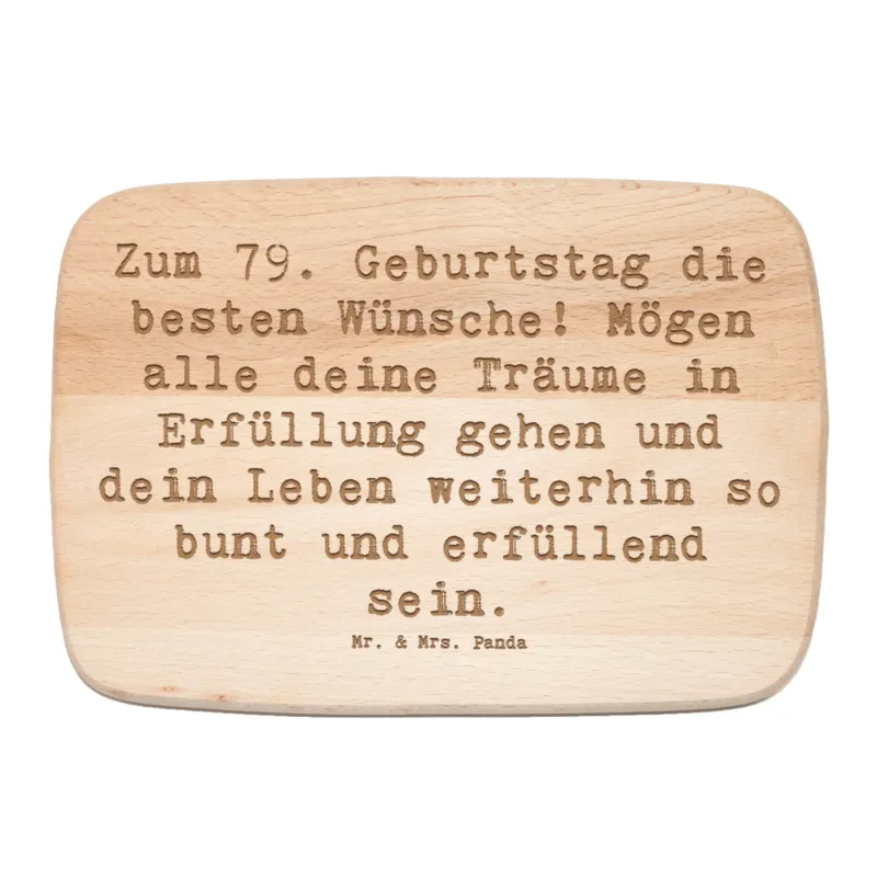 Frühstücksbrett Spruch 79. Geburtstag|p:1738156|h:aac62f000473afcaf8a53814a68b8101