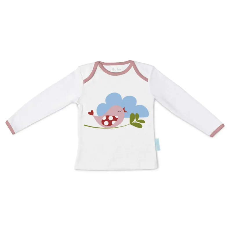 Little birds T-shirt manga larga - Mr Fox 1