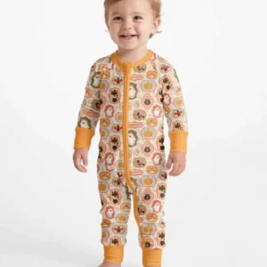 Cute Vintage Magical Cottage Style Halloween Bamboo Convertible Zippy