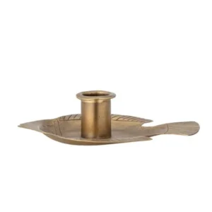 Kerzenhalter „Pisaro“ – Metall in Goldoptik