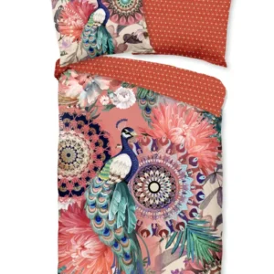 Hip Satin Duvet Cover "Lynouk" - Multi - Rits
