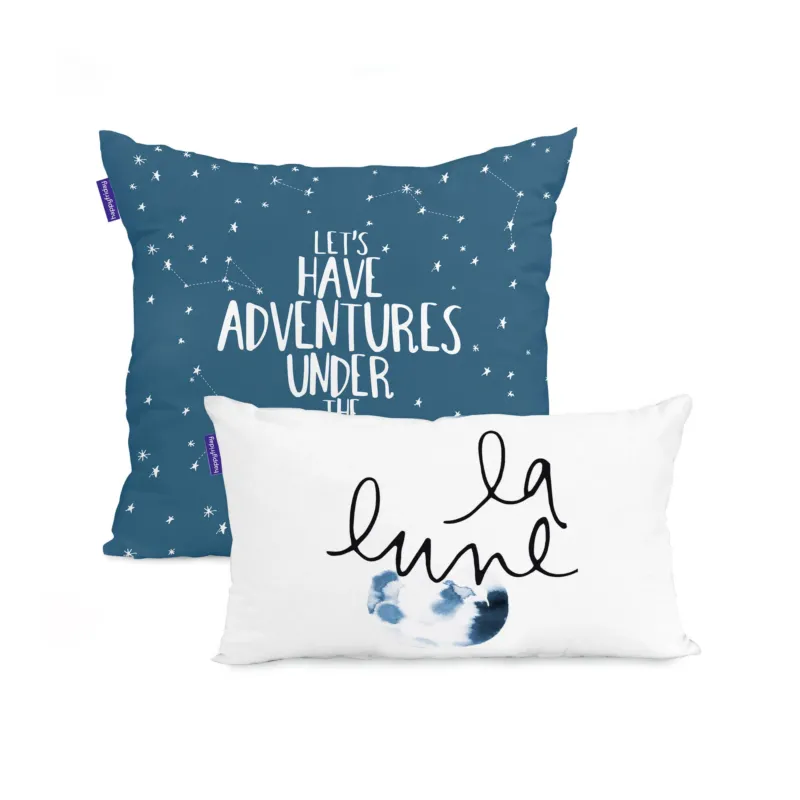Constellation Funda de cojín 50x50 + 50x30 cm