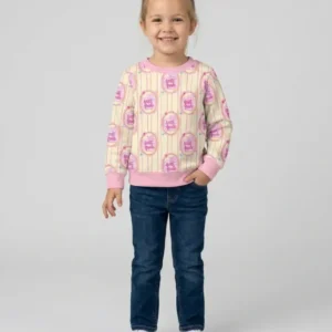 Custom Grade School Sweetie Bamboo Crewneck Sweatshirt