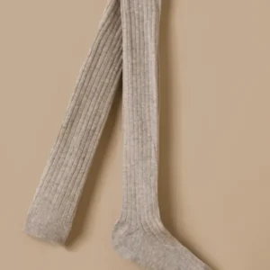 Mädchen-Strumpfhose aus Rippstrick