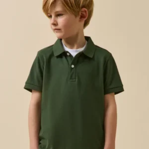 Jungen-Poloshirt – Bio-Baumwolle