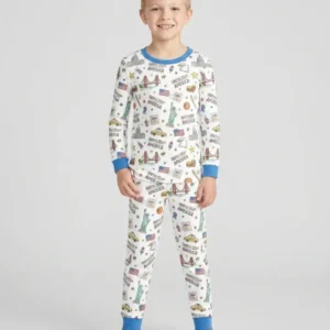 America 250 Celebration Bamboo Two Piece Long Sleeve Pajama Set