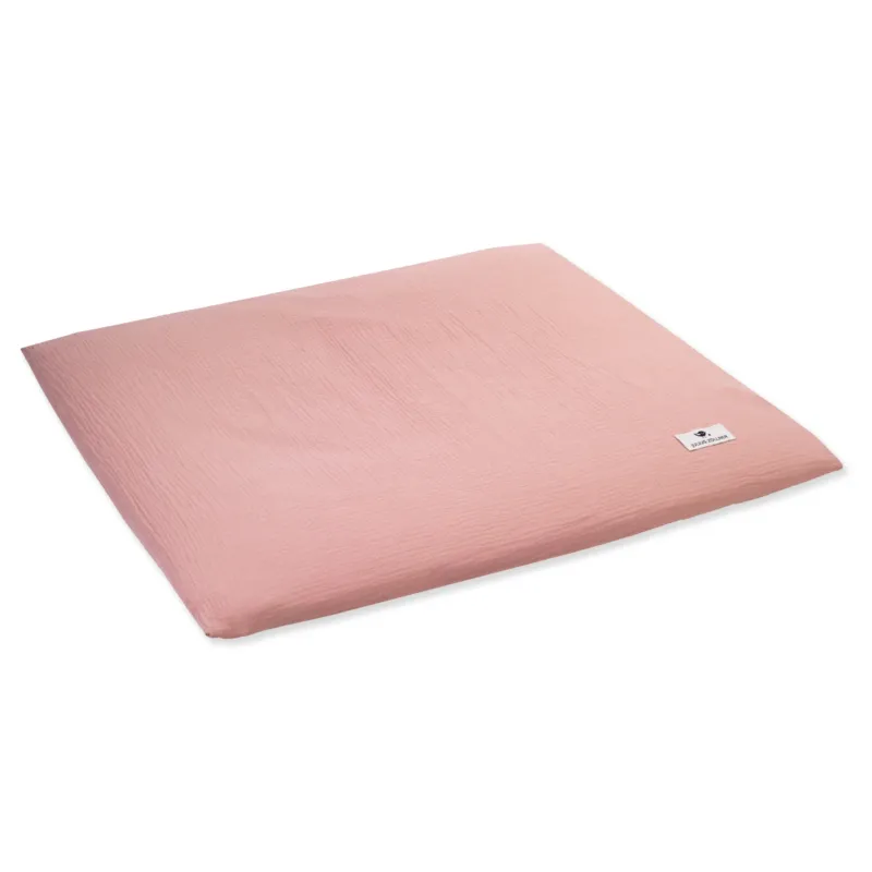 Bezug Wickelunterlage aus Musselin, Dusty rose