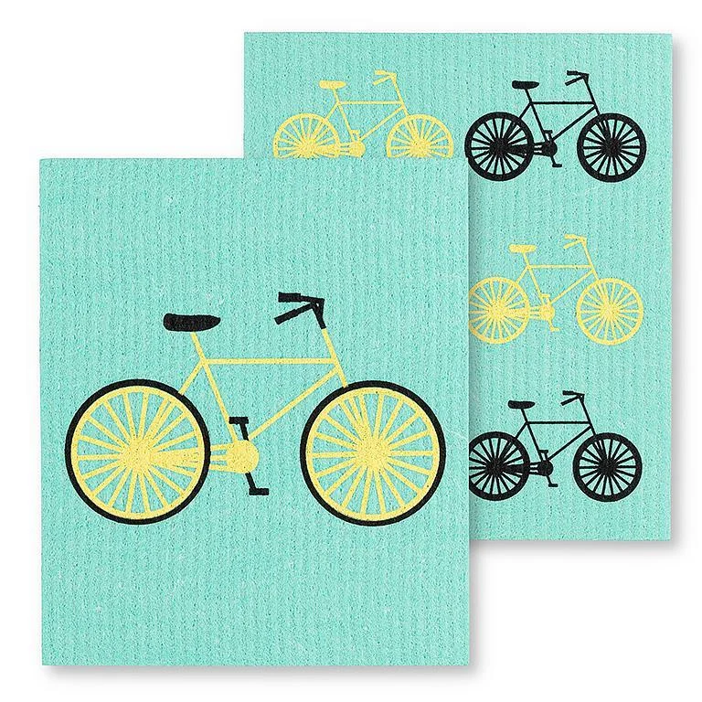 The Amazing Swedish Dishcloth Bicycle. Set of 2