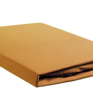 Ambiante Topper Spannbettlaken - Baumwolle - Ocker
