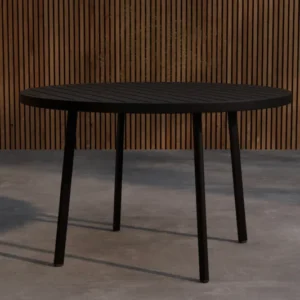Garten Esstisch Yelara - in Schwarz aus Aluminium