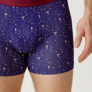 Boxer en jersey de coton - Champagne
