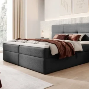 Boxspringbett Eleonora Bouclé mit Stauraum
