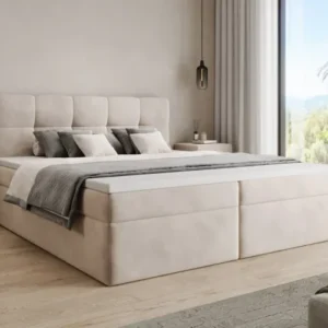 Boxspringbett Cozy II Samt mit Stauraum