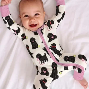 Black Dog Playtime Pink Bamboo Convertible Zippy