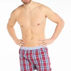 Caleçon avec suspensoir Homme Le Club n°922 Violet et Bordeaux 1