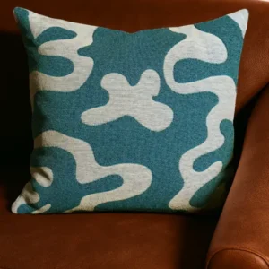 Dancing Shapes Woven Throw Pillow