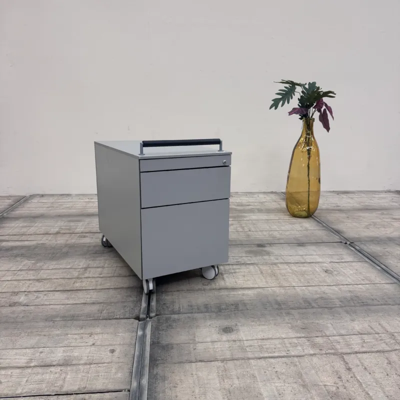 Planmöbel Rollcontainer Lichtgrau 3 Schubladen Büro Container Gebraucht