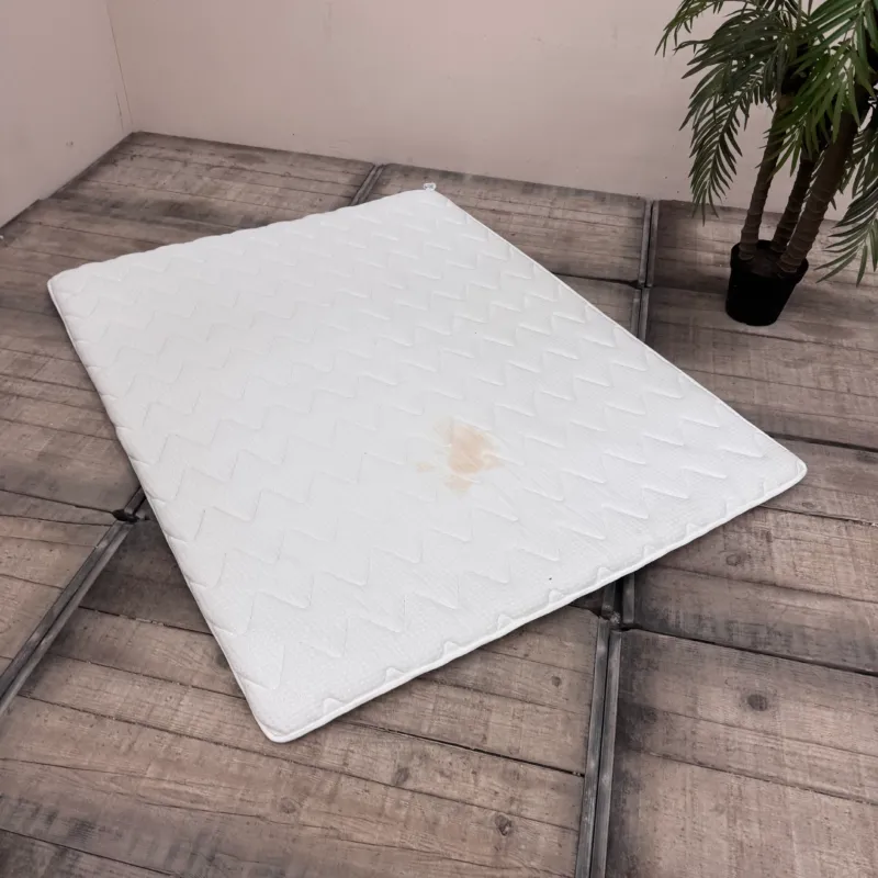 Matratzentopper 160x200 Topper Auflage Bett-Topper Weiß Textil Gebraucht