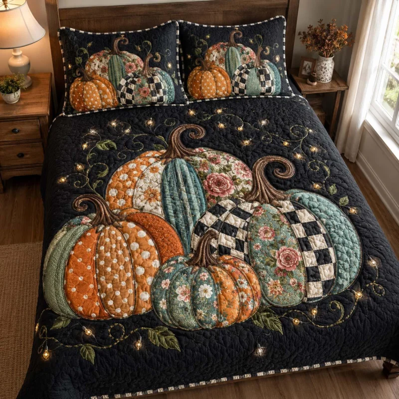 Fall Woodland Wonder Bamboo Quilt Bedding Set