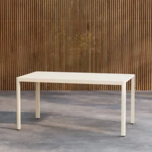 Garten Esstisch Vista - 150x85 cm aus Aluminium in Beige oder Schwarz
