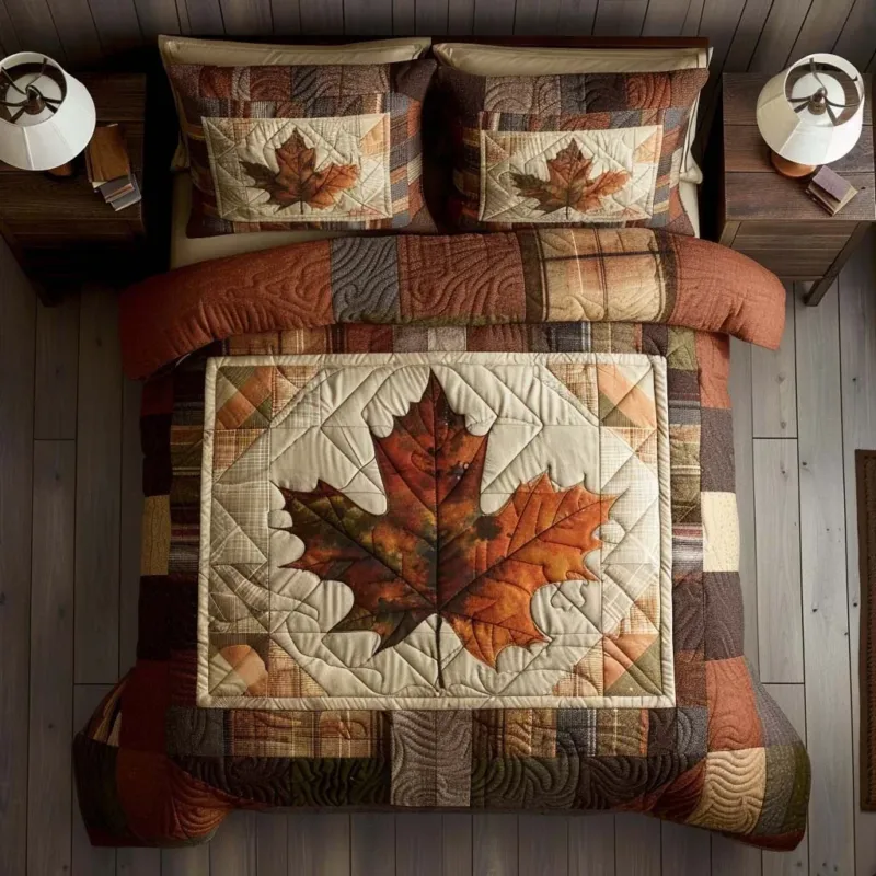 Golden Meadow Bamboo Quilt Bedding Set