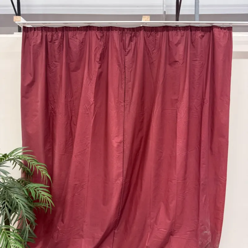 Gardine Altrot 280x270 Verdunkler Vorhang Gebraucht