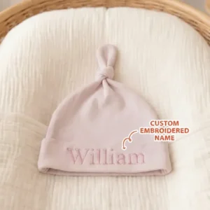 Personalized Embroidered Bamboo Hat