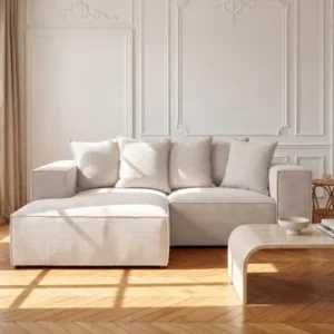 Designer Ecksofa Largo Mini in Cord