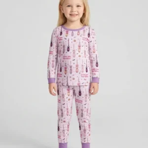 A Girl's Gotta Have Options Witch Brooms Bamboo Two Piece Long Sleeve Pajama Set