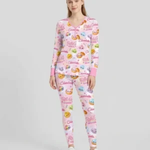 Birthday Girl Glitter Dumpling Bamboo Women Pajama Set