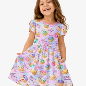 Custom Name You're A Glitter Dumpling Bamboo Twirl Dress