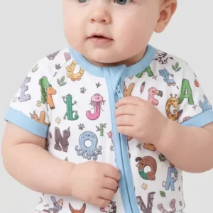 Animals Alphabet Bamboo Shorty Zippy