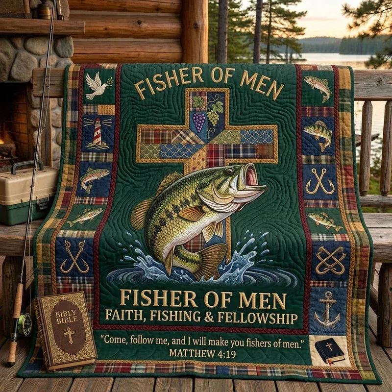 Obscure River Prayer Bamboo Quilt Blanket