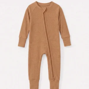 Caramel Ribbed Bamboo Convertible Zippy