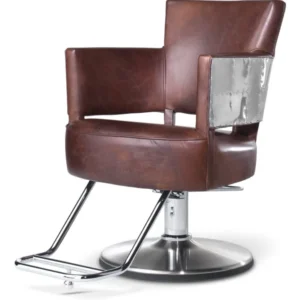 Takara Belmont Friseurstuhl Echtleder Halo Serie Modell Spitfire