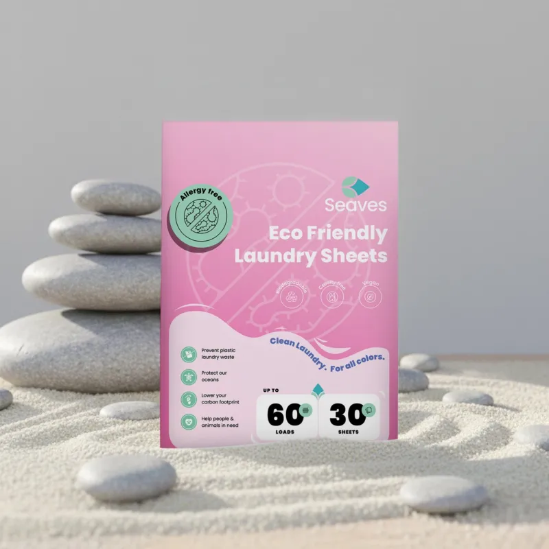 Seaves Wasstrips eco-vriendelijke wasstrips zonder plastic verpakking voor duurzaam en fris wassen