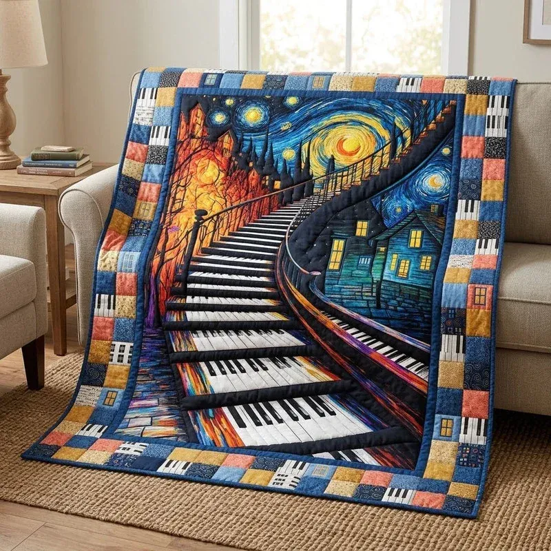 Stairway Sonata Harmony Bamboo Quilt Blanket