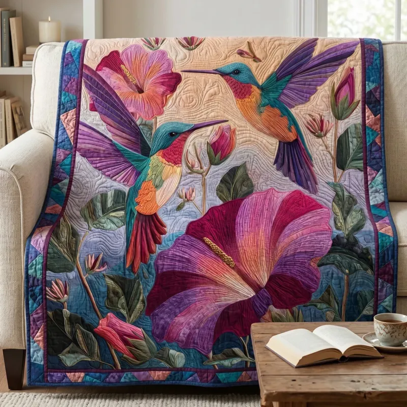 Winged Beauty Bamboo Quilt Blanket