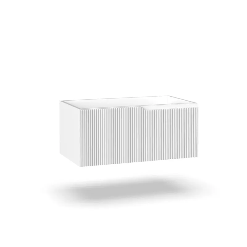Base portalavabo 1 cestone ZIP bianco opaco