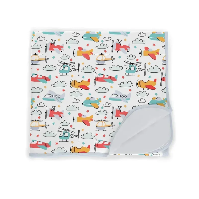 Airplanes and Helicopters Toddler Blanket , Airplanes and Helicopters Toddler Blanket - Default Title