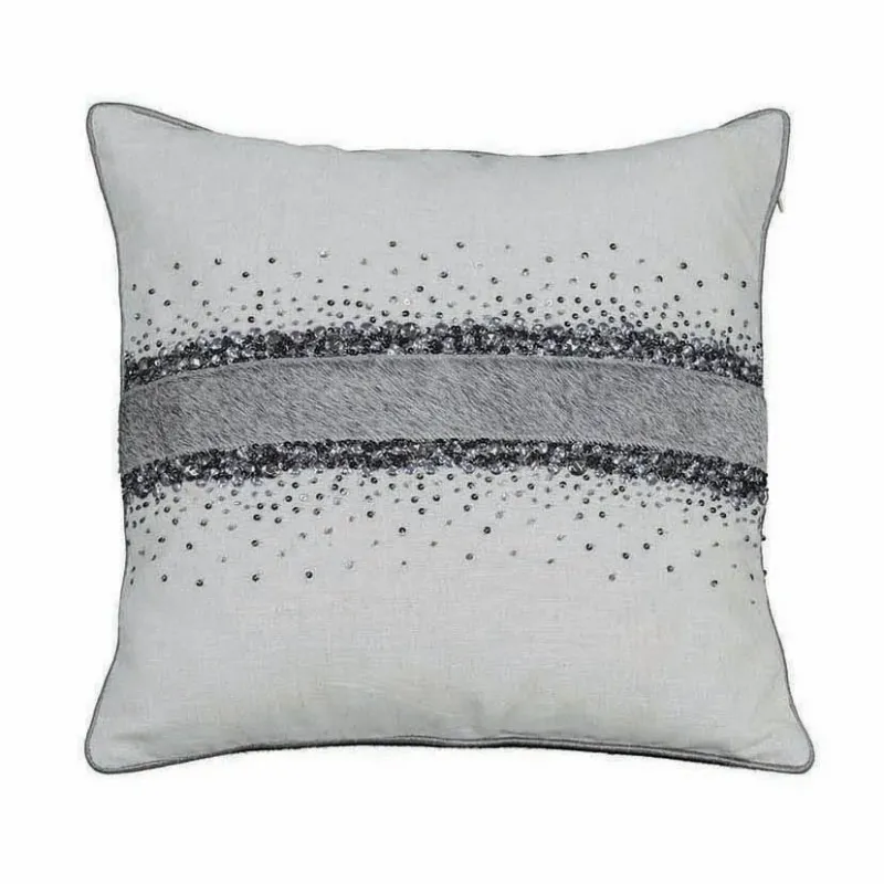 Alissa Natural Cowhide Cushion 18"x18"