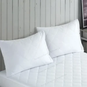 HELDENA Kissenschoner 2er-Set – Mikrofaser gesteppt mit Reißverschluss, 50×70 cm