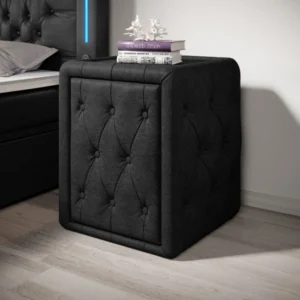 Designer Nachttisch Tria (Stoff) - Luxusbetten24
