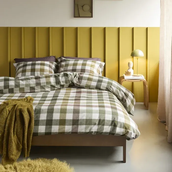 Freya Check Duvet Cover set – 100% cotton flannel